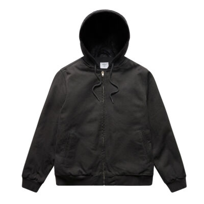 CANVAS BOMBER HOOD JACKET Thumbnail