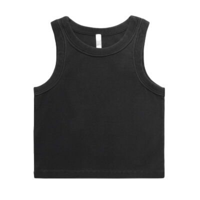 WOS FADED ORGANIC RIB CROP TANK Thumbnail